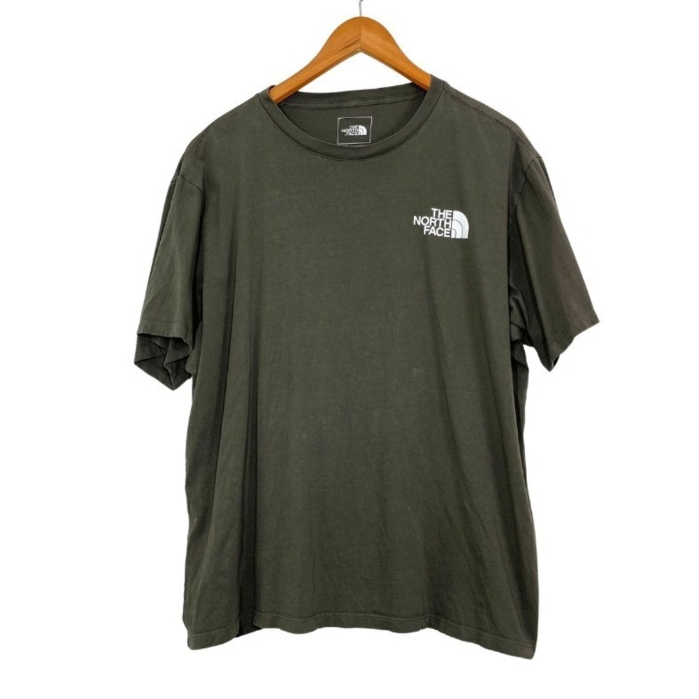 The‎ North Face Graphic Logo T-Shirt Olive Green XL Mens Outdoor Cotton Gorpcore